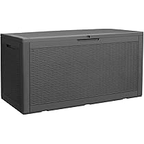 Amazon | 物置 屋外収納 378L大容量 防水 ベランダ収納