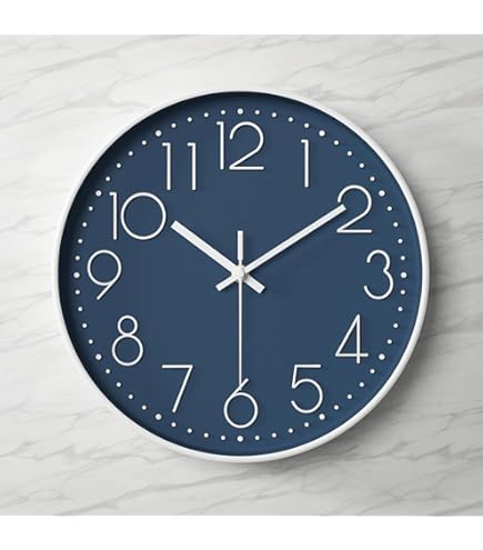 Amazon.co.jp: Nbdeal 掛け時計 電波時計 静音 連続秒針 おしゃれ