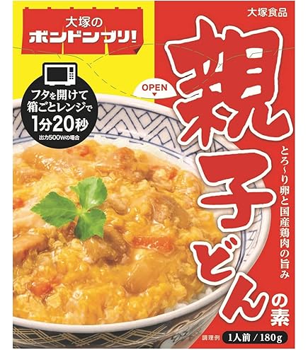 Amazon.co.jp: 江崎グリコ DONBURI亭 親子丼 3食パック 180g×3袋
