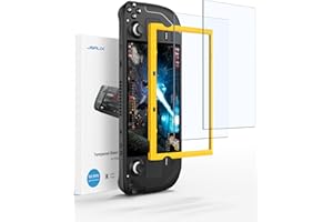 JSAUX 2-Pack Screen Protector for Steam Deck, Ultra HD Glass Protector 9H Hardness Easy to Install with Guiding Frame Scratch Resistant Tempered Glass for Steam Deck/Steam Deck OLED Come with Toolkits