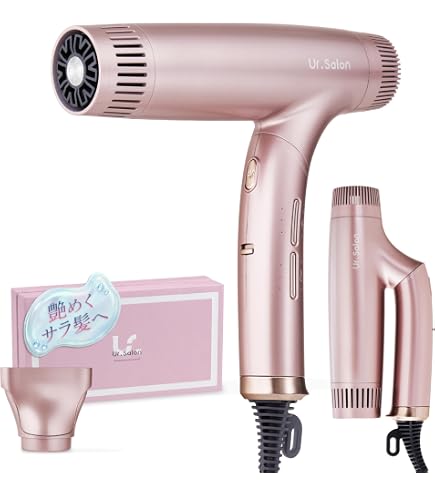 Amazon.co.jp: wavewave Hair Dryer, Large Airflow, Quick Drying
