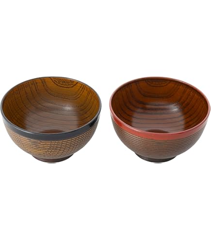 Amazon.co.jp: 高級 山中漆器 北斎 金桜柄 汁椀 5客セット 箱入り