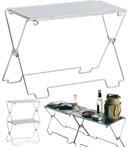 Amazon.co.jp: 鎌倉天幕 GL TABLE 800 KTM-T80 テーブル 天然木使用 高