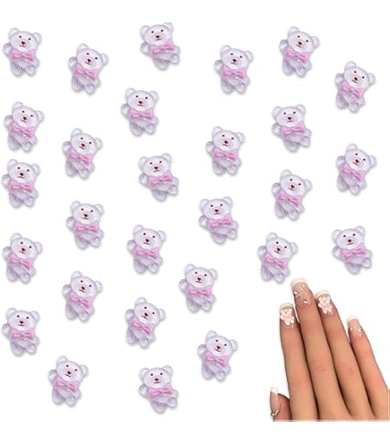 Amazon | ネイルパーツ くま 20個セット クマ ネイルパーツ 可愛い