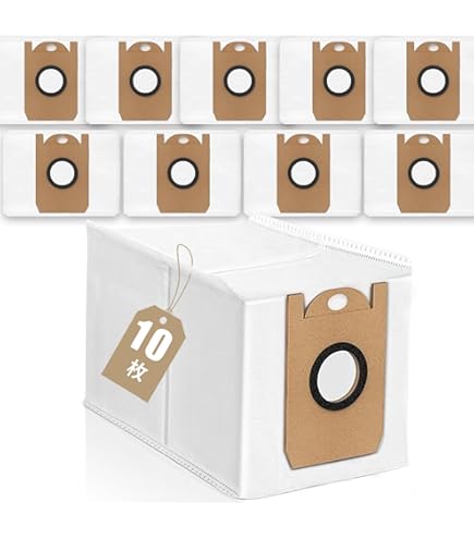 SwitchBot ロボットK10＋ 交換紙パックつき Amazon.co.jp: スイッチボット K10+ ロボット掃除機 交換用 紙パック