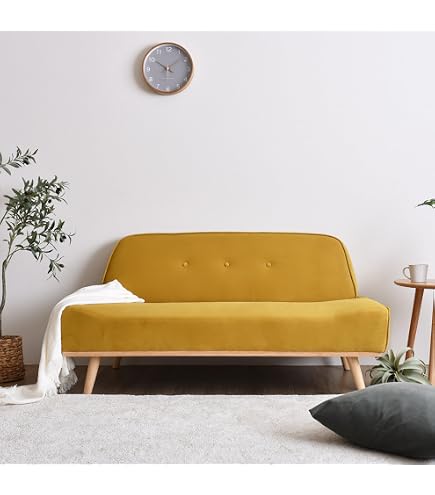Amazon｜NDstyle. 3人掛けソファ 88シリーズ オレンジ (脚別売り 