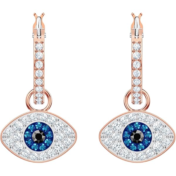 Amazon | Swarovski デュオ イービルアイ ペンダント