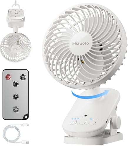 Amazon | 扇風機 小型扇風機 車内 12V 扇風機 クリップ式 シガー