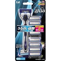Amazon.co.jp: 貝印 axia カミソリ 替刃 8個 メンズ 剃刀 ひげそり T字