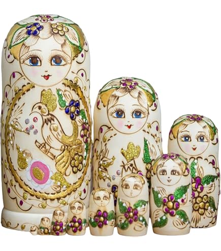 ミナペルホネン　マトリョーシカ 5個セット Amazon | ［ロシアお土産］ マトリョーシカ 5コ組 (海外 みやげ ロシア