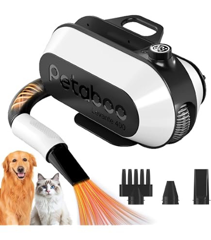 Amazon | Petaboo コードレス犬 猫の毛バリカン掃除機 【13000Pa 40dB
