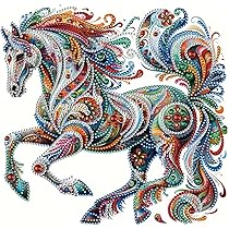 セラミック絵画　馬　陶芸絵画　ダイヤモンド絵画　風水に良い 71wRQkZFPLL._AC_UL210_SR210,