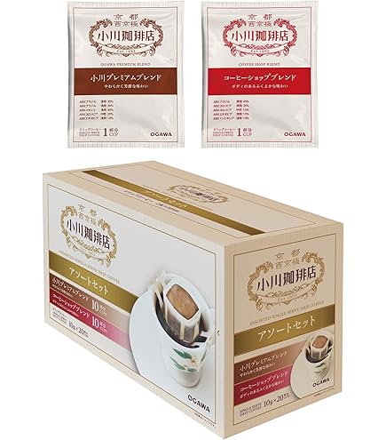 Amazon.co.jp: 小川珈琲 期間限定 春珈琲ドリップコーヒー 9杯分 ×3個