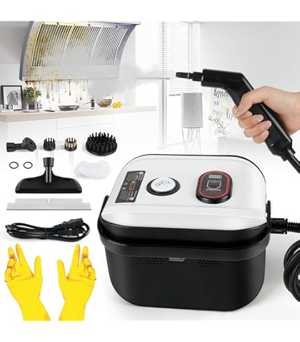 ✨24点アタッチメント付✨スチームクリーナー 150℃高温 1.5L大容量 除菌 Amazon | 【スチームクリーナー】24個のアタッチメント付き 多目的