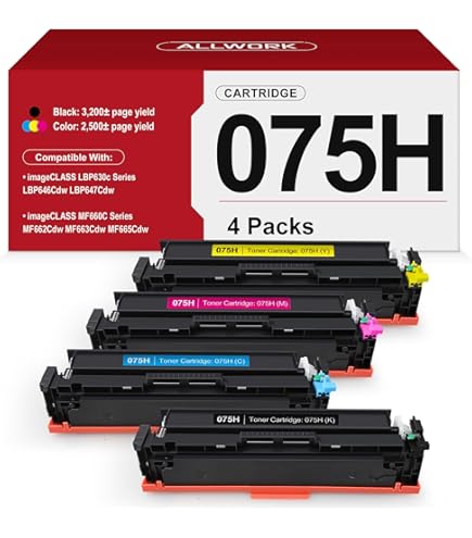 Amazon.co.jp: 075トナーカートリッジ Canon 075 075H 交換用トナー