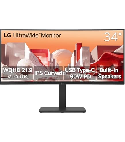 Amazon.co.jp: LG UltraWide QHD 34-Inch Curved Computer Monitor