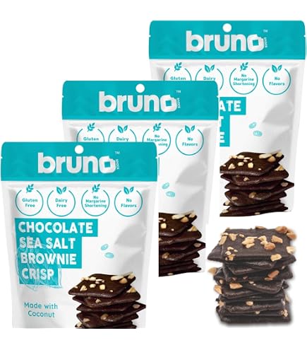 Amazon.co.jp: ブルーノスナック チョコレート ブラウニー クリスプ