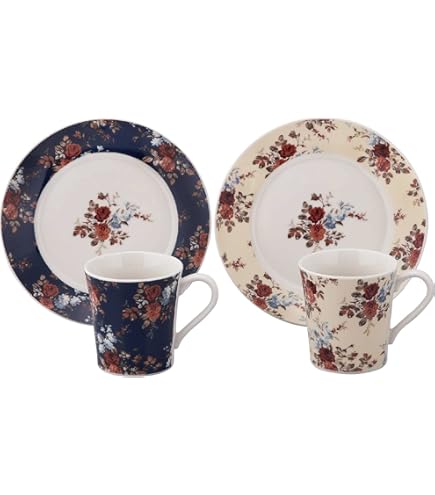 Amazon.co.jp: ローラアシュレイ 食器セット 花柄 マグカップ ケーキ皿