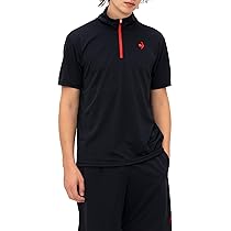 Amazon | [ルコックスポルティフ] 半袖 ハーフジップシャツ 吸汗