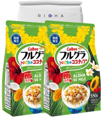 Amazon.co.jp: フルーツグラノーラ ブラックサンダー味 500g ×2袋