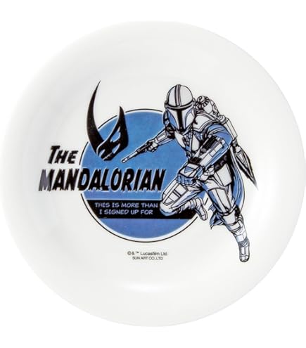 Amazon｜サンアート 「 スターウォーズ 」 プレート 皿 マンダロリアン