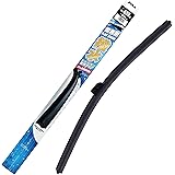 PIAA ワイパーブレード 雪用 650mm フラットスノーシリコート 撥水特殊シリコンゴム 替えゴム交換可能 1本入 エアロタイプ 軽量・低重心 FSS65AW