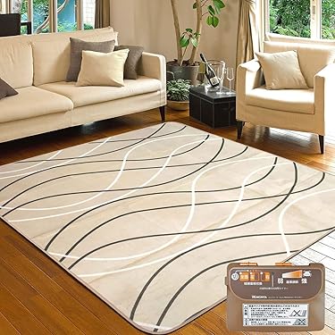 MORITA 電気カーペット2畳用 シャギーホットカバー付 ルフォン オレンジ MORITA 電気カーペット2畳用 シャギーホットカバー付 ルフォン