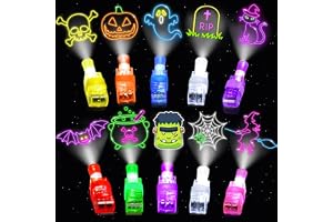 ハロウィン 指ライト 40個セット パーティー景品 子供用 おもちゃ お菓子なし ギフト 仮装 ピニャータ 中身 ブラックライト 光る 小物 大量 昆虫観察キット (ハロウィン)