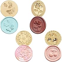 Amazon | ANZOBEN シーリングスタンプ ヘッド 4個セット Amazon | ANZOBEN シーリングスタンプ ヘッド 4個セット