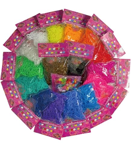Amazon.co.jp: 12730+ Loom ラバーバンド 詰め替えキット 26色
