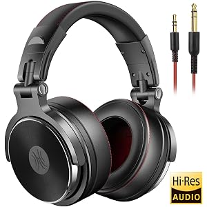 OneOdio Pro50 ハイレゾ ヘッドホン プロフェッショナル DJ用 モニターヘッドホン 有線 密閉型 スタジオ…