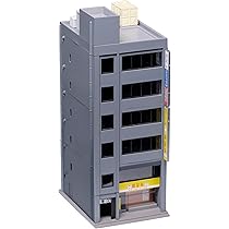 Nゲージ 商業ビル5階建てキット 2棟　46-7 商業ビル5階建 2棟 (A) (ファッションビルとオフィスビル