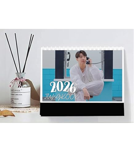 Amazon.co.jp: ジョングク グッズ 2026年-2027年 2年分 卓上カレンダー