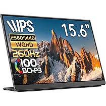 Amazon.co.jp: EHOMEWEI モバイルモニター 260Hz 15.6インチ 2K