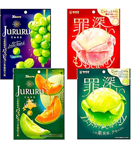 Amazon | カンロ じゅるる シャインマスカット 60g×6袋 | カンロ