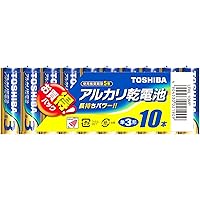 東芝 アルカリ乾電池 単3形1パック10本入 LR6L 10MP