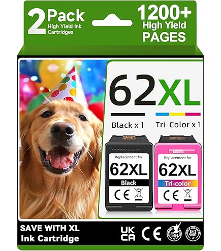 Amazon.co.jp: COLORETTO 62 XL 再生プリンターインクカートリッジ HP