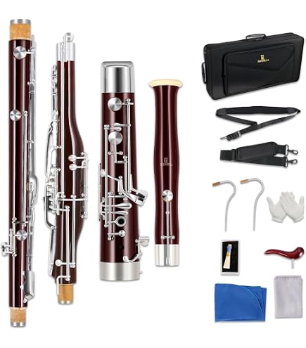 Amazon | プロのファゴットC,Professional C Key Bassoon Woodwind