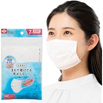 Amazon.co.jp: レック 極細耳ひも マスク ふわるん (小さめサイズ 7枚