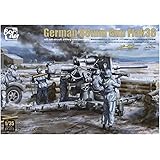 ボーダーモデル 1/35 ドイツ軍 88mm砲 Flak36 w/砲兵フィギュア プラモデル BT013 成型色