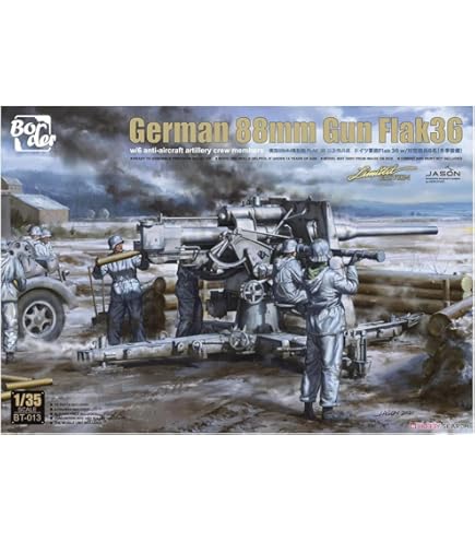 Amazon | ドラゴン 1/35 第二次世界大戦 ドイツ軍 88mm高射砲 Flak36  