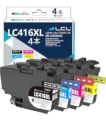 Amazon.co.jp: 【Amazon.co.jp限定】 LCL Brother用 ブラザーLC416-4PK