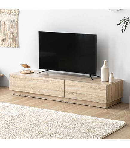 Amazon|大川家具 東馬 ローボード ラフ 180cm幅|ローボード・テレビ Amazon|大川家具 東馬 ローボード ラフ 180cm幅|ローボード・テレビ