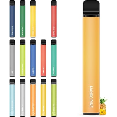 Amazon | KINOE 電子タバコ 使い捨て マンゴーパインアップル 3本