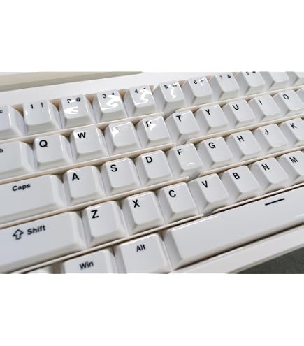 DROP GMK White-On-Black Custom Mechanical Keyboard Keycap Set