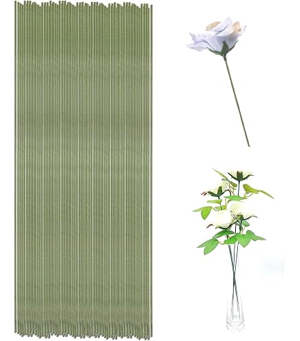 Amazon | 花材・ワイヤー・針金◇アートフラワー 造花 の茎になる便利