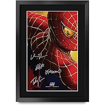 【限定250】「スパイダーマン スパイダーグウェン」直筆サイン入りアートプリント Amazon.co.jp: HWC Trading スパイダーマン 2 トビーマグワイア
