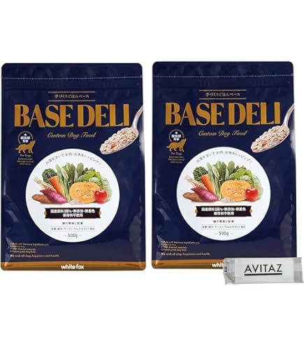 Amazon | ホワイトフォックス ベースデリ 犬 ご飯 手作り 500g ✕ 2袋