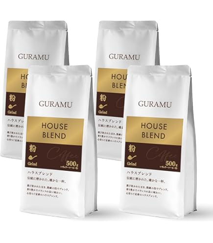 ヨーロピアンブレンド 1kg コーヒー豆　4袋 Amazon | 【大容量】山本珈琲館 ヨーロピアンブレンド 1kg 挽き済み