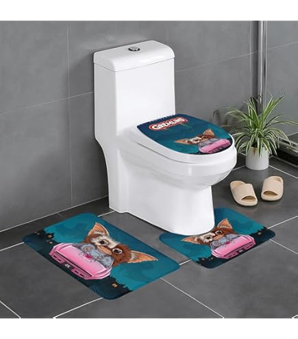 トイレ用吸水滑り止めマットぬいぐるみ便座3点セット Amazon｜ナイトメア ジャック トイレ3点セット トイレマット